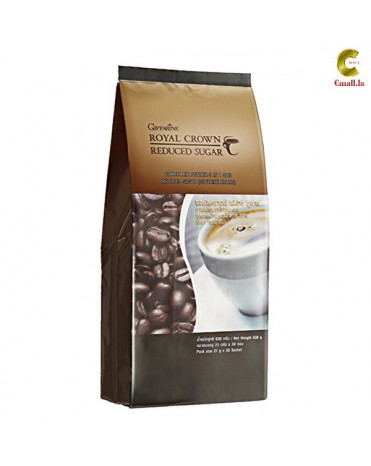 ກາເຟ ໂລແອນຄຣາວ ສູດລົດປະລິມານນໍ້າຕານ 30% Coffee royal crown reduced sugar