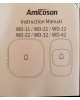 ກະດິງເຮືອນ ທັນສະໄໝ Amicoson WD-11 ຮັບສັນຍານໄກດ້ວຍລະບົບໄຮ້ສາຍ ກັນນໍ້າໄດ້ ຕິດຕັ້ງງ່າຍ. ສິນຄ້າຂາຍດີໃນເວັບ Amazon.com