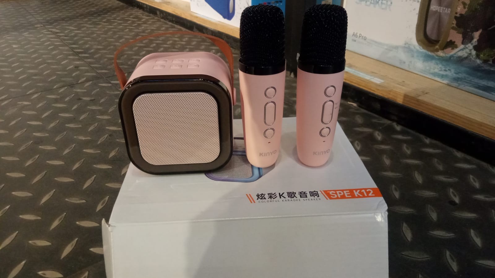 ລຳໂພງ Bluetooth spe - k12 ແບບພົກພາ,ສຽງແໜ້ນ,ແບດທົນທານ.