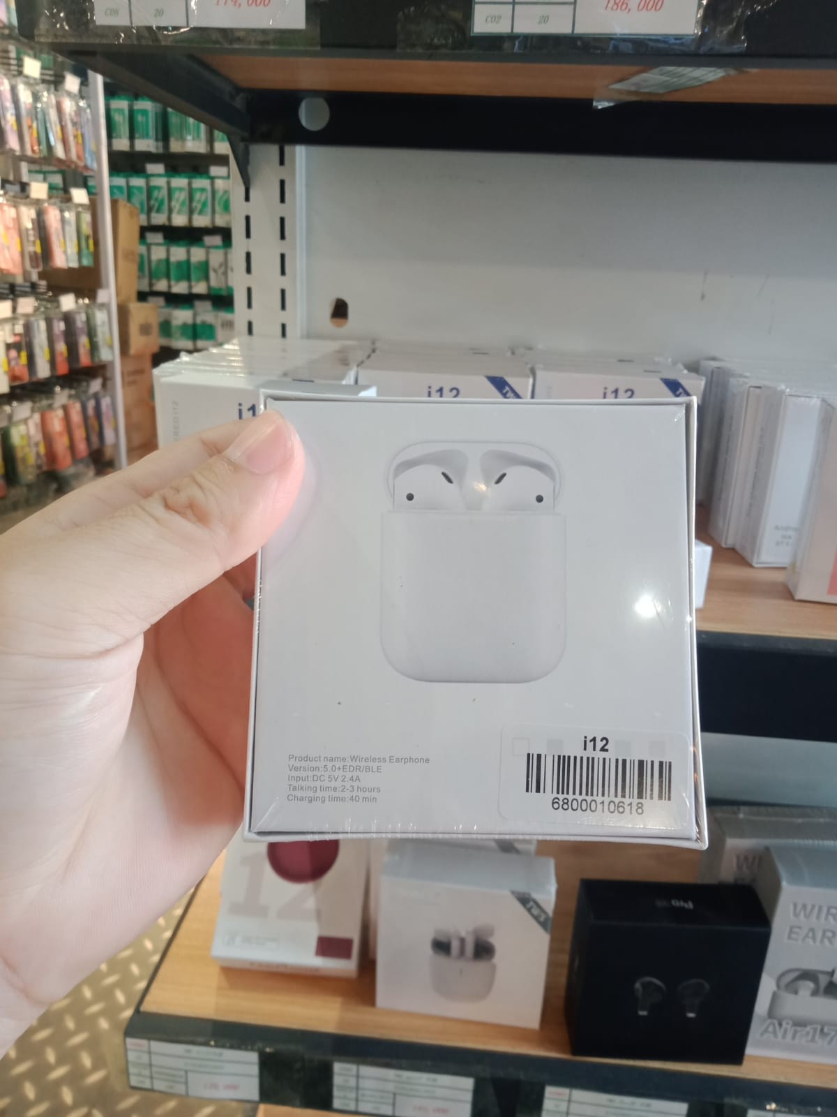 ແອພ໋ອດ AirPods ລຸ້ນ i12 ເຊື່ອມໄດ້ກັບທຸກລຸ້ນຂອງໂທລະສັບ ສິນຄ້າຄຸນນະພາບ100%