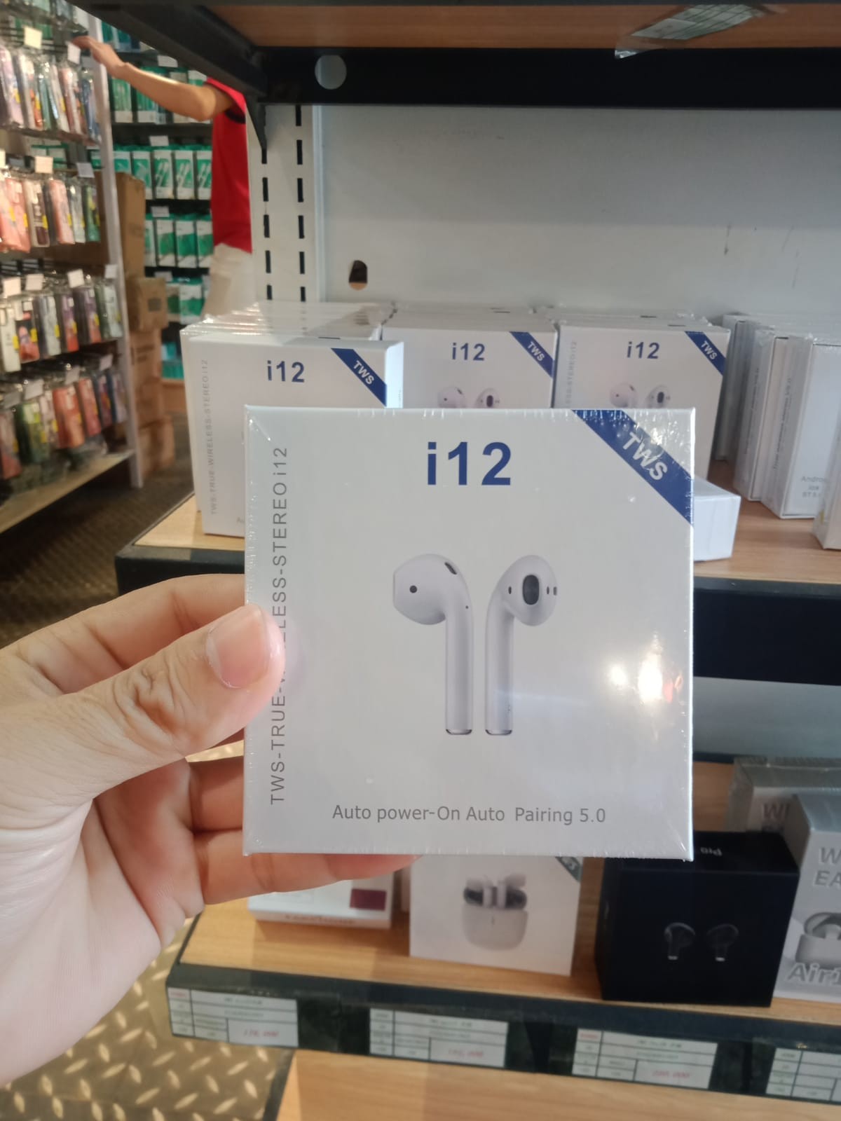 ແອພ໋ອດ AirPods ລຸ້ນ i12 ເຊື່ອມໄດ້ກັບທຸກລຸ້ນຂອງໂທລະສັບ ສິນຄ້າຄຸນນະພາບ100%