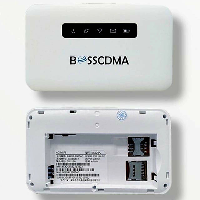ວາຍຟາຍໄຮ້ສາຍ, BOSSCDMA BX205 Pocket WiFi 4G LTE ເປັນວາຍຟາຍແບບພົກພາໄປຕິດນຳໄດ້ສະດວກ, ສັນຍານດີ
