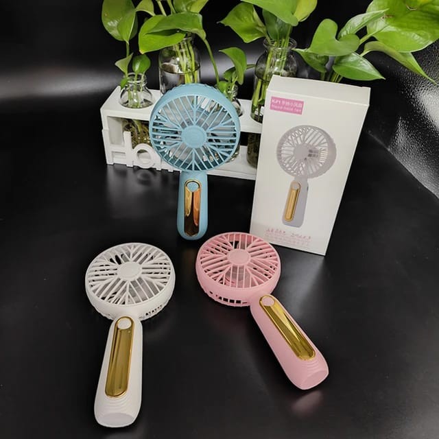 ພັດລົມນ້ອງແບບຖືພົກພາ Hand held Fan USB, ພັດລົມຈັບຖືງ່າຍຫລາຍສີສັນາມ.