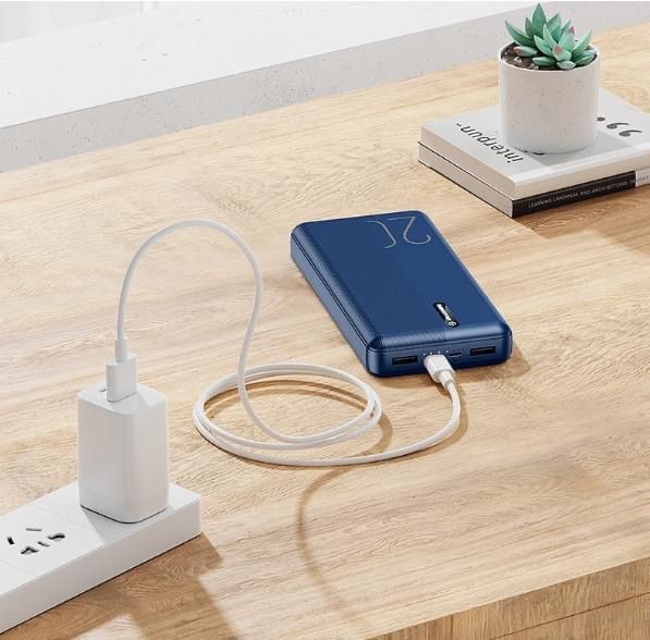 ພາເວີແບັງ Power Bank 20000mAh ລຸ້ນ Remax RPP-296 ສາກໄຟເຂົ້າສະຖຽນ, ຮັກສາແບັດໄດ້ດີ, ສາກແບັດເຕັມໄວ ແລະ ອຸປະກອນປອດໄພໃນການໃຊ້ງານ.