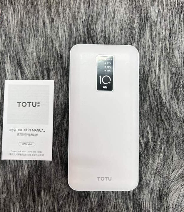 ພາວເວີ້ແບັງ ແບັດສຳຮອງ Power bank 10000mAh, ສາກເຂົ້າໄວປະຍັດເວລາ, ພົກພາໄປໄດ້ທຸກທີ່ທຸກບ່ອນ, ສຳຮອງໄວ້ຕອນໄຟດັບ, ແລະໄປບ່ອນທີ່ບໍ່ມີໄຟຟ້າ, ສາມາດສາກໂທລະສັບໄດ້ທຸກທີ