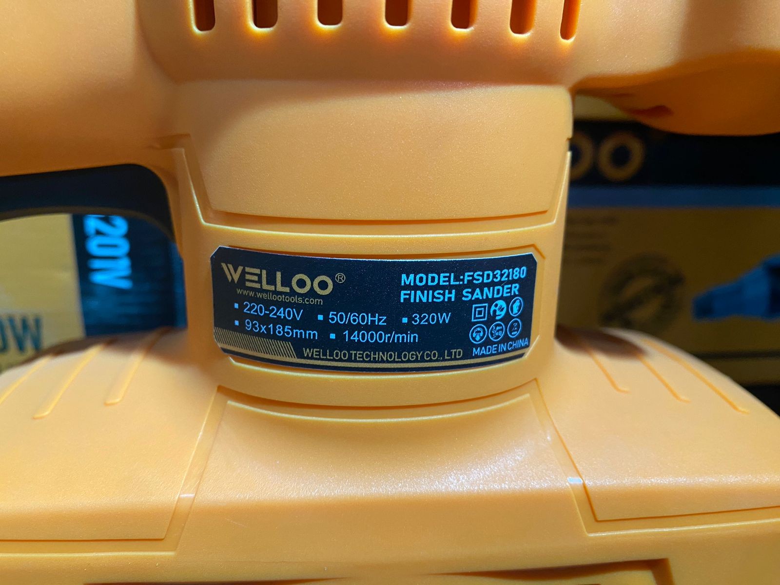 ເຄື່ອງຂັດຝາ Welloo,ຂັດຝາລຽບນຽນ,ແບບພົກພາສະດວກສະບາຍ, ເຄື່ອງຫາອອກໃໝ່, ລຸ້ນ FSD32180, ໃຊ້ງານງ່າຍປອດໄພ, ປະຍັດແຮງງານແລະເວລາ
