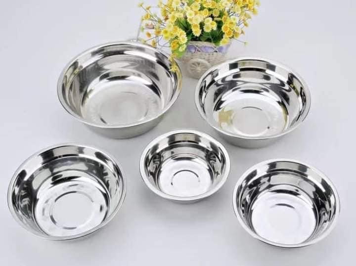 ເຊັດຊາມ5ໃບ STAINLESS STEEL 5ຂະໜາດສຸດຄຸ້ມ