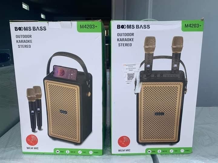   ລຳໂພງບູທູດ ຍີ່ຫໍ້ booms bass , ລຸ້ນ M4202 ແລະ M4203+  ສຽງດັງຟັງຊັດ, ສຽງມ່ວນ ແບັດທົນ