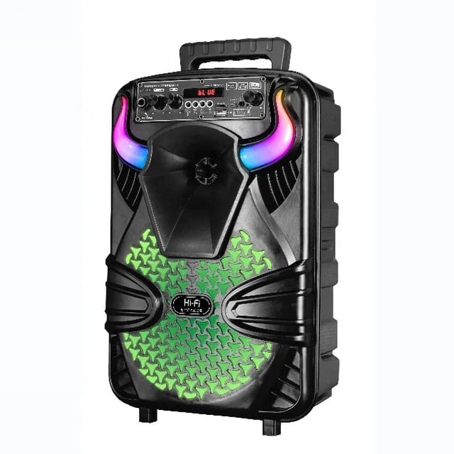 ລໍາໂພງບູລທູດ Hi-Fi ສາມາດເປີດໄຟປະດັບ ພ້ອມວິທະຍຸແລະໄມຮ້ອງເພລງ ສຽງດີ,ສຽງດັງ 