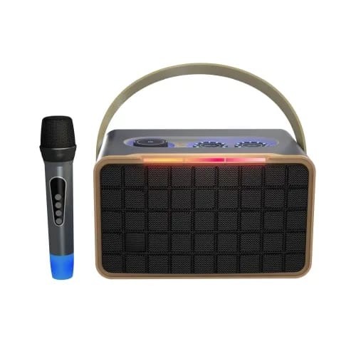 ລຳໂພງ Bluetooth ແບບໄຮ້ສາຍ ຄຸນະພາບສູງ ໄມໂຄຣໂຟນພົກພານອກ ຄຸນະພາບດີ ສຽງດີ