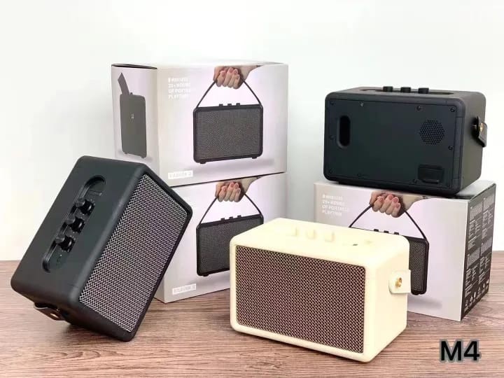 ລຳໂພງ Marshall M4 , ສຽງດີຫລາຍ,ເບສແໜ້ນ,ສຽງນຸ່ມ, ອອກແບບມາສາມາດປັບສຽງເບສແລະສຽງແຫລມໄດ້.