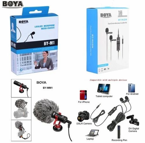 ໄມ Boya ແບບຄລີບ່ອນ ສຳລັບໂທລະສັບ,ກອ້ງຖ່າຍຮູບDSLR,ກອ້ງບັນທືກວີດີໂອ,ເຄື່ອງບັນທືກ້ຽງ,ຄອມພີວເຕີແລະອື່ນໆ