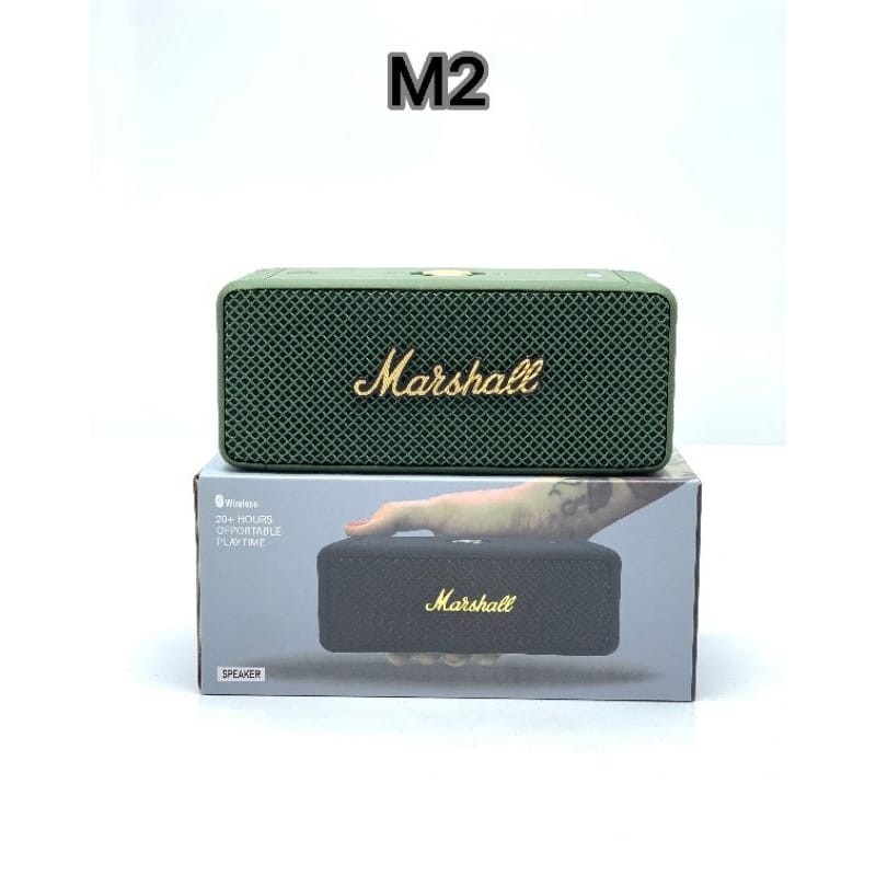 ລຳໂພງ Marshall M4 , ສຽງດີຫລາຍ,ເບສແໜ້ນ,ສຽງນຸ່ມ, ອອກແບບມາສາມາດປັບສຽງເບສແລະສຽງແຫລມໄດ້.