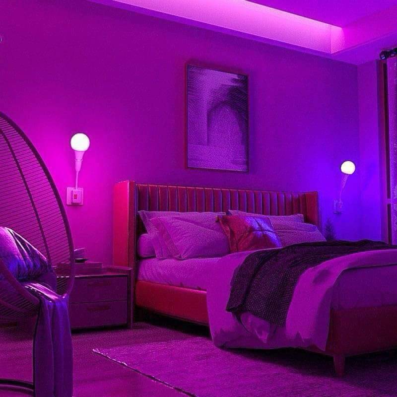 ດອກໄຟສີLED ປັບສີໄດ້16ສີ ກຳລັງໄຟ 5W. ມີລີໂໝດ ແລະ ງວງໃສ່ດອກໄຟພ້ອມ, ສາມາດປັບຄວາມໄວ-ຊ້າເປັນຈັງຫວະໄດ້, ໃຊ້ຕົກແຕ່ງຫ້ອງໃຫ້ສວຍງາມ.