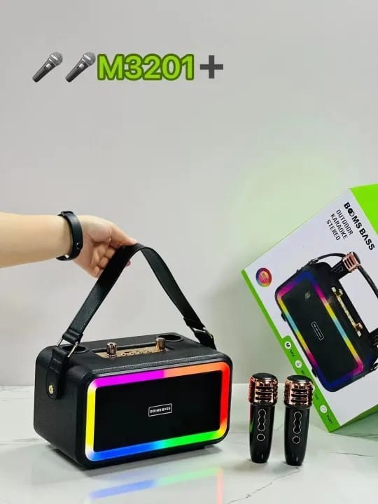 ລຳໂພງ Boombass,  ລຳໂພງຍ້ອນຍຸກພົກພາ,ຄາຣາໂອເກະແບບສະບາຍ.