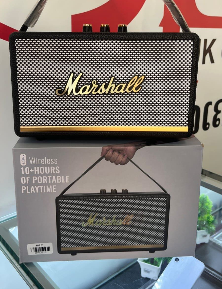 ລຳໂພງ ບລູດທູດ Marshall, ລຸ້ນ M17,ອອກໃໝ່ລ່າສຸດສຽງທຸ້ມດີ,ປັບເບສໄດ້, ກຳລັງນິຍົມຫລາຍໃນຕອນນີ້