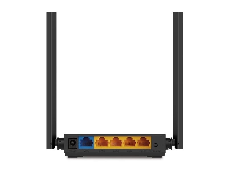 ເລົາເຕີ້ Archer C54 ເປັນ Router ຕໍ່ສາຍ LANຄວາມໄວ Wi-Fi AC1200 ສອງຄື່ນ: 300 Mbps ທີ່ 2.4 GHz ແລະ 867 Mbps ທີ່ 5 GHz