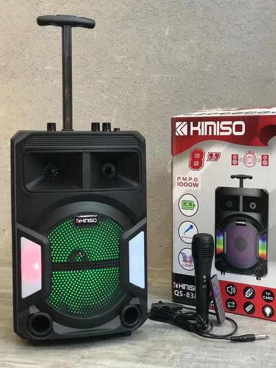 ລຳໂພງ Bluetooth ຍີ່ຫໍ້ Kimisoລຸ້ນ QS-383 ສຽງແນ່ນ ມີໄມໂຄຣໂຟນ ຮ້ອງ Karaoke ພ້ອມຈັດເຕັມທຸກສະຖານການ!