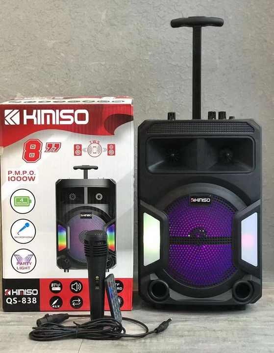 ລຳໂພງ Bluetooth ຍີ່ຫໍ້ Kimisoລຸ້ນ QS-383 ສຽງແນ່ນ ມີໄມໂຄຣໂຟນ ຮ້ອງ Karaoke ພ້ອມຈັດເຕັມທຸກສະຖານການ!