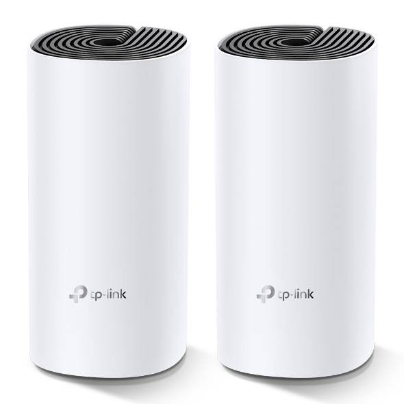 ກະຈາຍສັນຍານ Wi-Fi  TP-Link ລຸ້ນ Deco M4 (2 ຕົວ) ຄວາມໄວສູງສຸດ 1167 Mbps | ຄອບຄຸມພື້ນທີ່ສູງສຸດ 3,800 ຕາແມັດ | ຮອງຮັບອຸປະກອນໄດ້ສູງສຸດ 100 ອຸປະກອນ