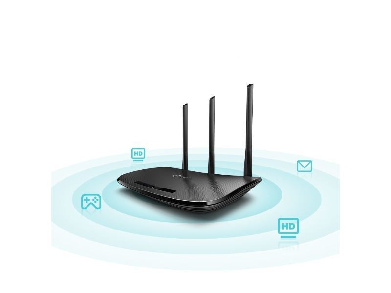 ‎ເຣົາເຕີ້ TP-LINK ລຸ້ນ TL-WR940N ເຄື່ອງກະຈາຍສັນຍານ Wi-Fi ແບບໄຮສະເທັກ 450Mbpsຄືຄວາມຖີ່ 2.4 GHz ພ້ອມກັບເສົາອາກາດ 3 ຕົ້ນ ເປັນໄດ້ທັງ Router / Access Point / Range Extender