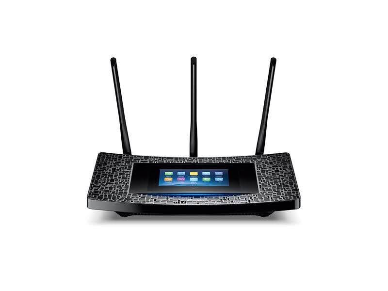 ເຄື່ອງກະຈາຍສັນຍານ Wi-Fi TP-Link Touch P5 AC1900 ແບບຈໍສັມຜັດ ຄວາມໄວສູງ ຊ່ວງຄື່ນຄວາມຖີ່ຄູ່ (Dual Band) ໃຊ້ງານໄດ້ຫຼາຍແບບເປັນໄດ້ທັງ Router, Repeater ຫຼື Access Point
