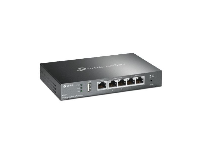 TP-Link ລຸ້ນ ER605 SafeStream™ Gigabit Multi-WAN VPN Router ສຳລັບຄວບຄຸມລະບົບ VPN ສະຖຽນ ປອດໄພ ແລະການຄວບຄຸມເຄືອຂ່າຍທີ່ມີປະສິດທິພາບ