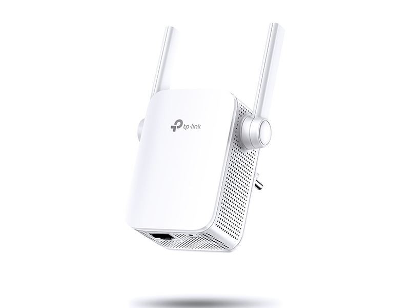 ອຸປະກອນຂະຫຍາຍສັນຍານ Wi-Fi TP-Link ລຸ້ນ RE305 AC1200 ເປັນຕົວຂິຫຍາຍເເບບໄຣ້ສາຍ ພຽງສຽບສຽບໃນປັກໄຟ ຄວາມໄວສູງສຸດເຖິງ 867Mbps
