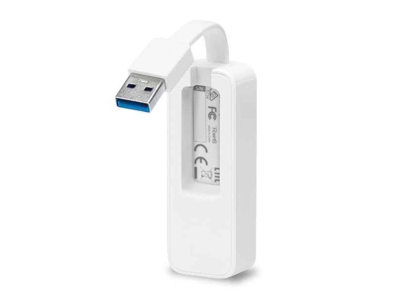 ພອດ Ethernet TP-Link ລຸ້ນ EU300 – USB 3.0 ແປງພິມໃຫ້ເປັນພອດ Ethernet ຄວາມໄວສູງສຳຫລັບ ຄົນທີ່ໃຊ້ໄອແພດ, ຫຼືອຸປະກອນອື່ນໆ ທີ່ບໍ່ມີພອດ LAN ແຕ່ຈໍາເປັນຕ້ອງເຊື່ອມອິນເຕີເນັດຜ່ານສາຍ