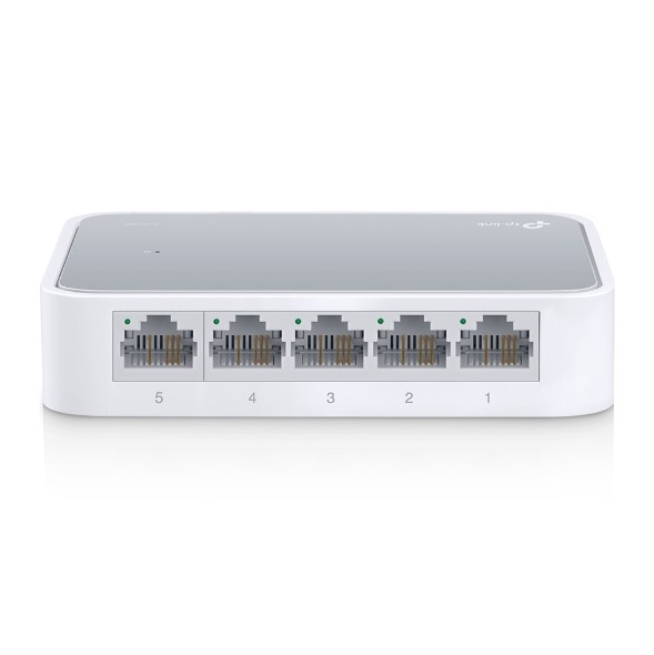 ພອດTP-LINK ລຸ້ນ .TL-SF1005D ສວິດ 5-ພອດ 10/100Mbps  ທັງ 5 ພອດ ຮອງຮັບ Auto-MDI/MDIX,  ສາມາດປະມວນຂໍ້ມູນດ້ວຍຄວາມໄວສູງສຸດເຖິງ 200Mbps TL-SF1005D ຊ່ວຍປະຫຍັດດການໃຊ້ໄຟໄດ້ສູງສຸດ 60%