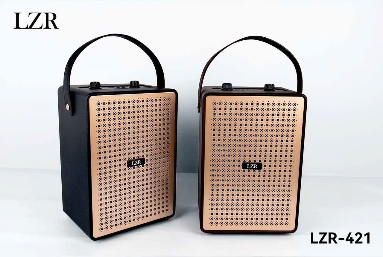 PORTAB LZR-421 ລຳໂພງແບບຄລາສສິກ ລຳໂພງແນວ Retro ທີ່ລວມການອອກແບບສະໄຕລ໌ວິນເທດ ກັບເທັກໂນໂລຊີສຽງສະໄໝໃໝ່.
