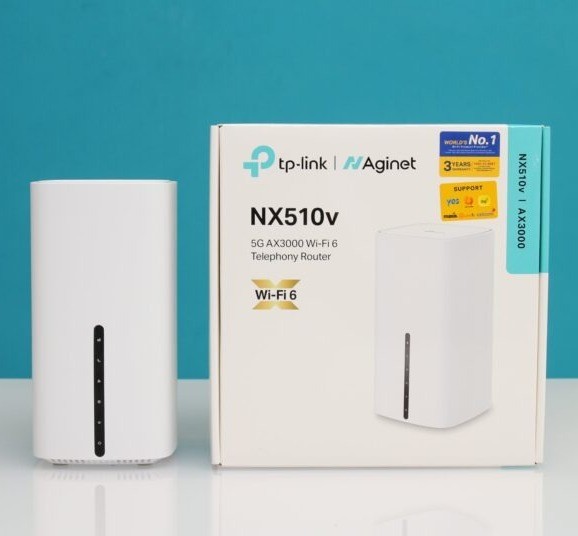 TP-Link NX510v ເລົາເຕີ້ 5G ທີ່ ມີຄວາມໄວສູງ ແລະ ມີຄວາມສາມາດຫຼາກຫຼາຍ ຮອງຮັບຄວາມໄວດາວໂຫລດ ສູງສຸດເຖິງ 3.4 Gbps, ຊ່ວຍໃຫ້ທ່ານສາມາດສະ ຕຣີມວິດີໂອຄຸນນະພາບສູງ, ດາວໂຫລດໄຟລ໌ໃຫຍ່ໆ, ແລະ ເຂົ້າຮ່ວມວິດີໂອຄອນເຟີເຣນສໄດ້ຢ່າງລື່ນໄຫຼ