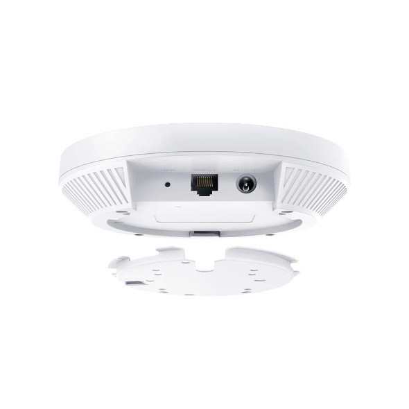ອຸປະກອນກະຈາຍສັນຍານ TP-Link ລຸ້ນ EAP610 ອຸປະກອນກະຈາຍສັນຍານໄລະຍະໄກ Wi-Fi ລະດັບສູງ (Access Point) ຕິດຕັ້ງແບບຕິດເພາດານ ຫລື ຜະໜັງ  (Ceiling Mount) ເຫມາະສົມສໍາລັບອາຄານ ສໍານັກງານ ແລະສະຖານທີ່ຂະຫນາດໃຫຍ່.