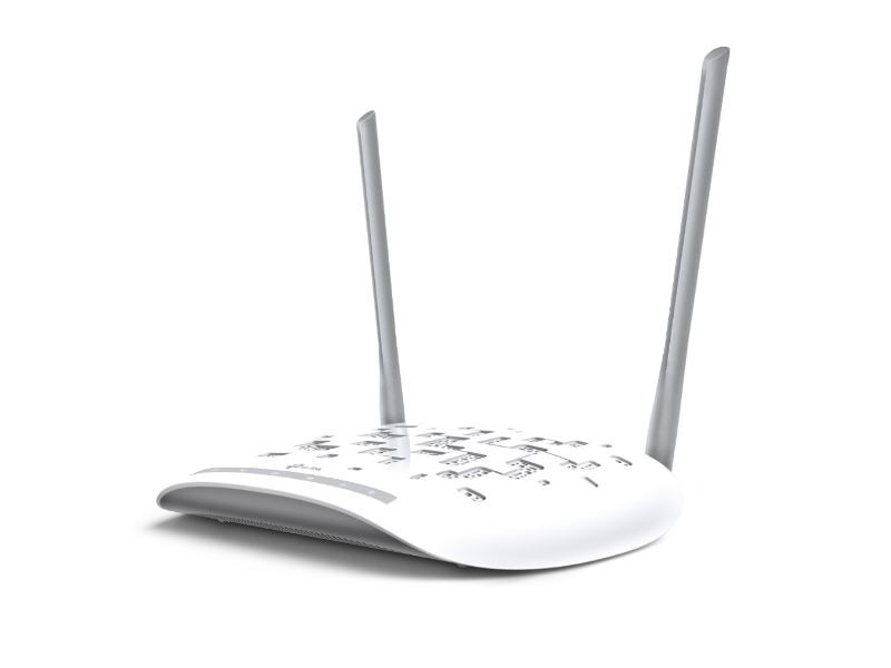 ເຄື່ອງສົ່ງສັນຍາ Wi-Fi ແລະ Modem VDSL/ADSL ຄວາມໄວ 300Mbps ຍີ່ຫໍ້ TP-LINK ລຸ້ນ TD-W9970 ຮອງຮັບ USB ແລະພໍດ LAN 4 ຈຸດ ພ້ອມໃຊ້ງານໄດ້ທັນທີ (ເເບບຕໍ່ສາຍເເລນ)