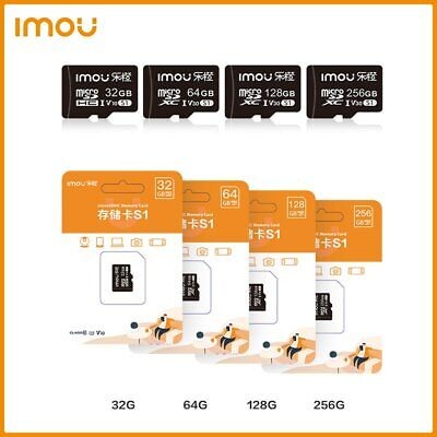 ເມມ IMOU SD Card ຄຸນນະພາບສູງ ກ້ອງວົງຈອນປິດ ແລະ ກ້ອງຈາກ IMOU ແລະອຸປະກອນອື່ນໆ ຄວາມຈຸ: 32GB / 64GB / 128GB 256GB