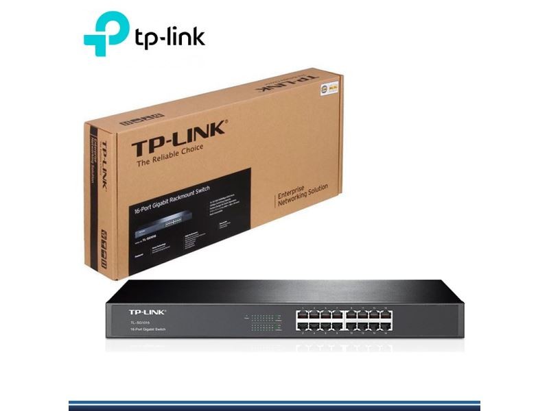 ສະວິດເຄືອຂ່າຍ TP-Link ລຸ້ນ TL-SF1016 ຮຸ່ນ 16 ພອດ 10/100Mbps ທີ່ປະສິດທິພາບ ແລະ ປະຢັດພະລັງງານ75%