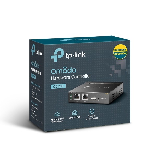 ພອດ TP-Link ລຸ້ນ OC200  ເປັນ Omada Hardware Controller ແມ່ນອຸປະກອນຄວບຄຸມຮາດແວທີ່ອອກແບບມາເພື່ອຈັດການ ແລະ ຄວບຄຸມລະບົບ Wi-Fi ຂອງ Omada EAPs ໃນຮູບແບບສູນກາງ. ເໝາະສຳລັບທຸລະກິດ, ຮ້ານອາຫານ, ໂຮງແຮມ ແລະ ອົງການຕ່າງໆ.