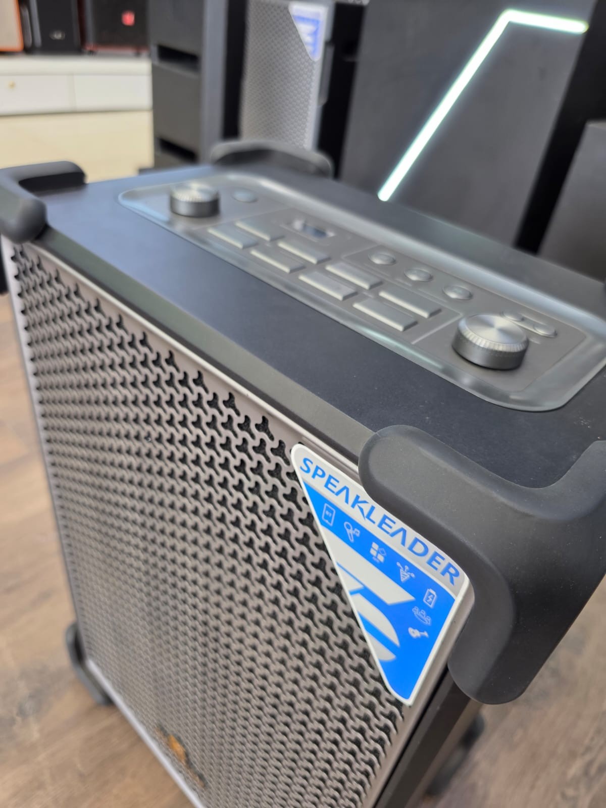 ລໍາໂພງ Speak Leader 2 ລຸ້ນ Leader II ຄວາມແຮງ 250W ແບັດເຕີຣີໃຊ້ໄດ້ 10 ຊົ່ວໂມງ ນໍ້າໜັກ 21.8 ກິໂລ