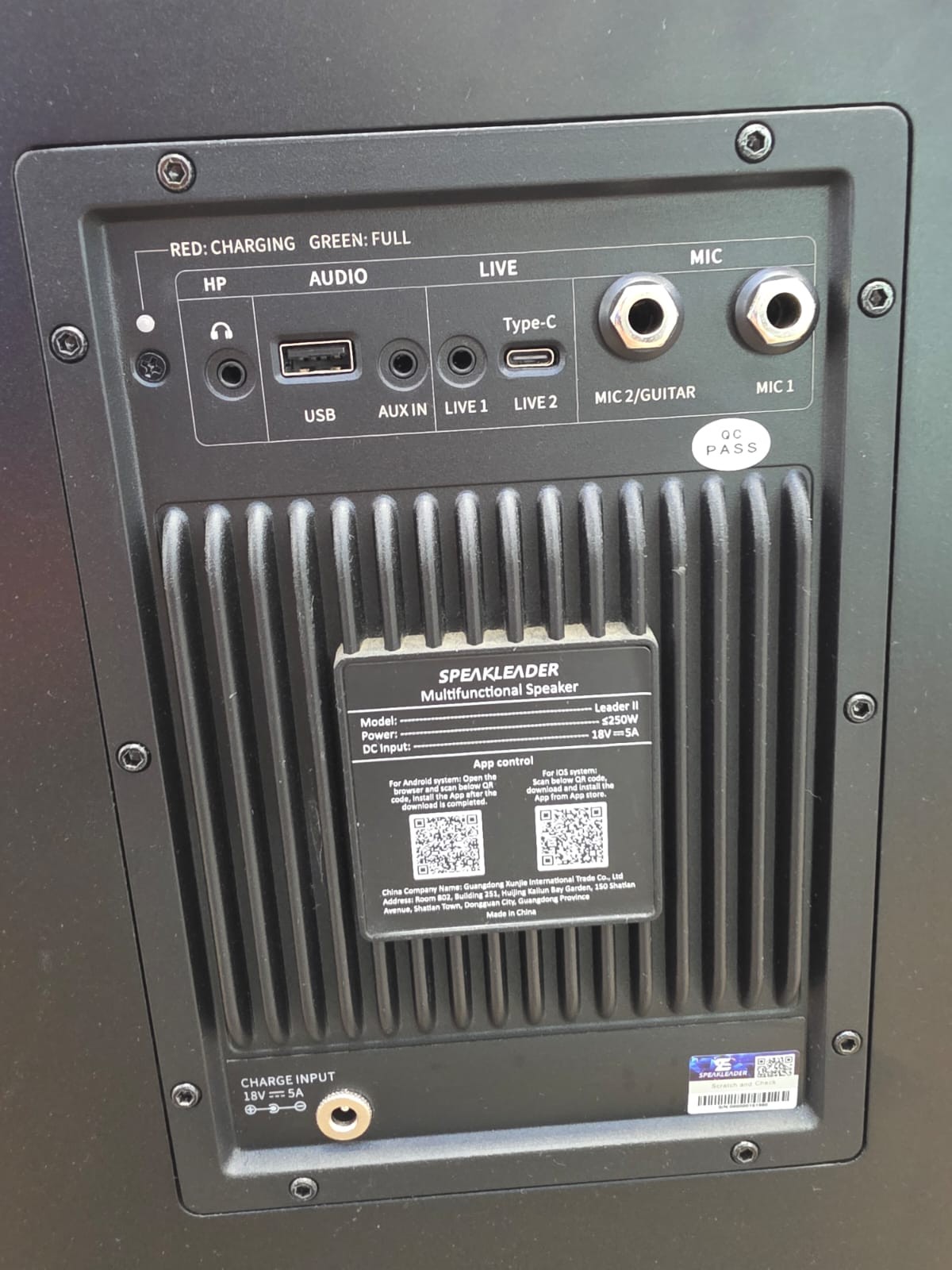 ລໍາໂພງ Speak Leader 2 ລຸ້ນ Leader II ຄວາມແຮງ 250W ແບັດເຕີຣີໃຊ້ໄດ້ 10 ຊົ່ວໂມງ ນໍ້າໜັກ 21.8 ກິໂລ