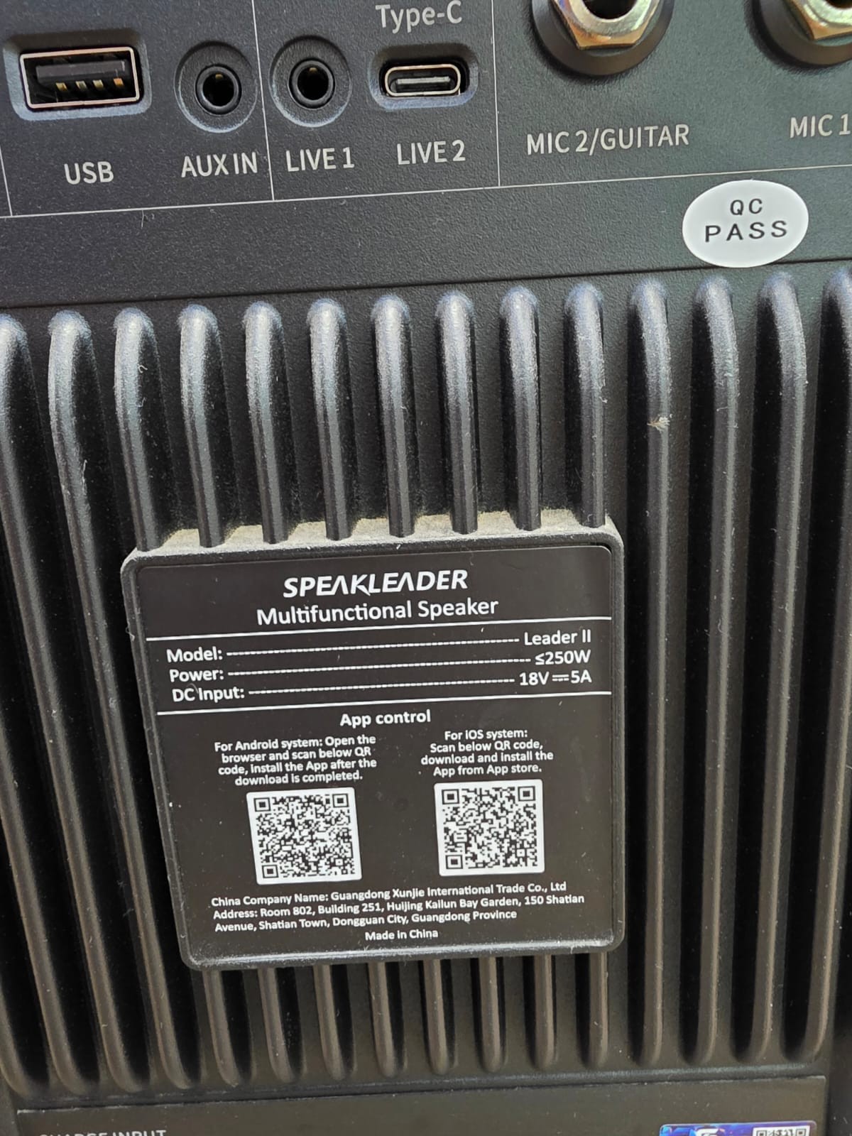 ລໍາໂພງ Speak Leader 2 ລຸ້ນ Leader II ຄວາມແຮງ 250W ແບັດເຕີຣີໃຊ້ໄດ້ 10 ຊົ່ວໂມງ ນໍ້າໜັກ 21.8 ກິໂລ